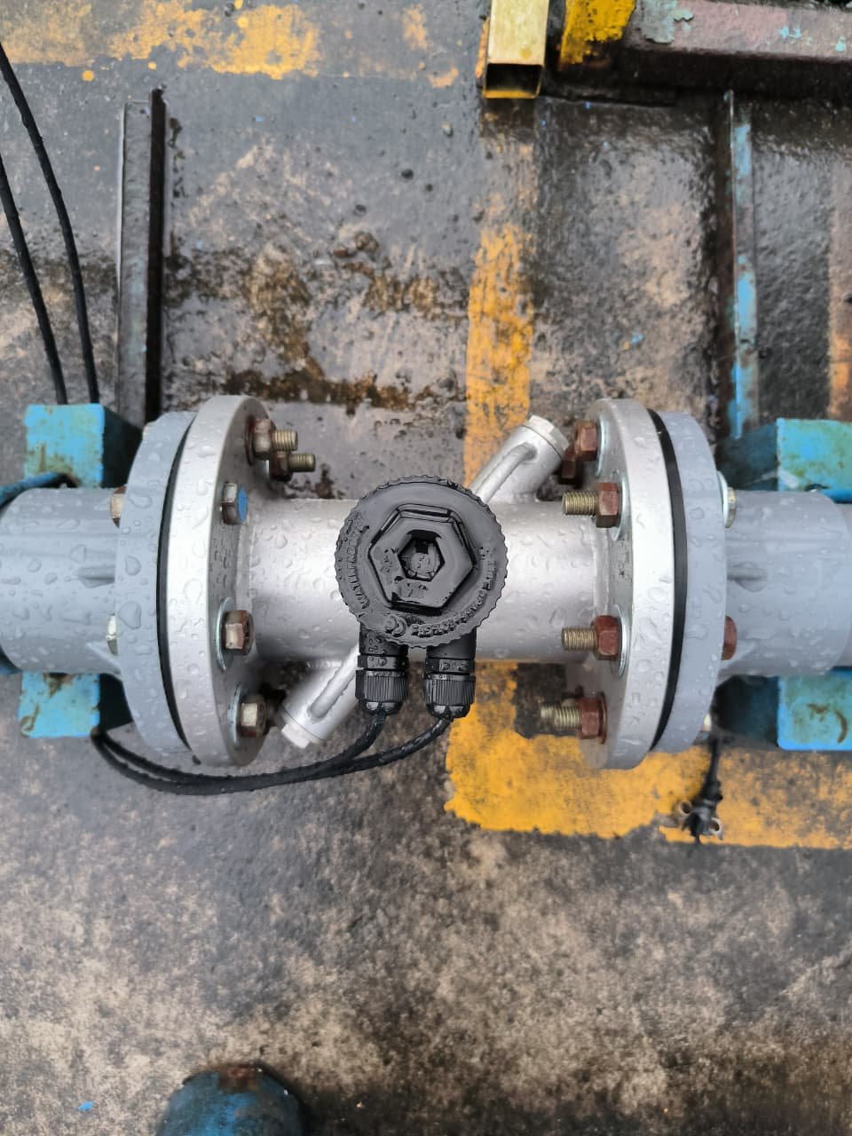 Pemasangan Ultrasonic Flow Meter di PT.SJI Temanggung