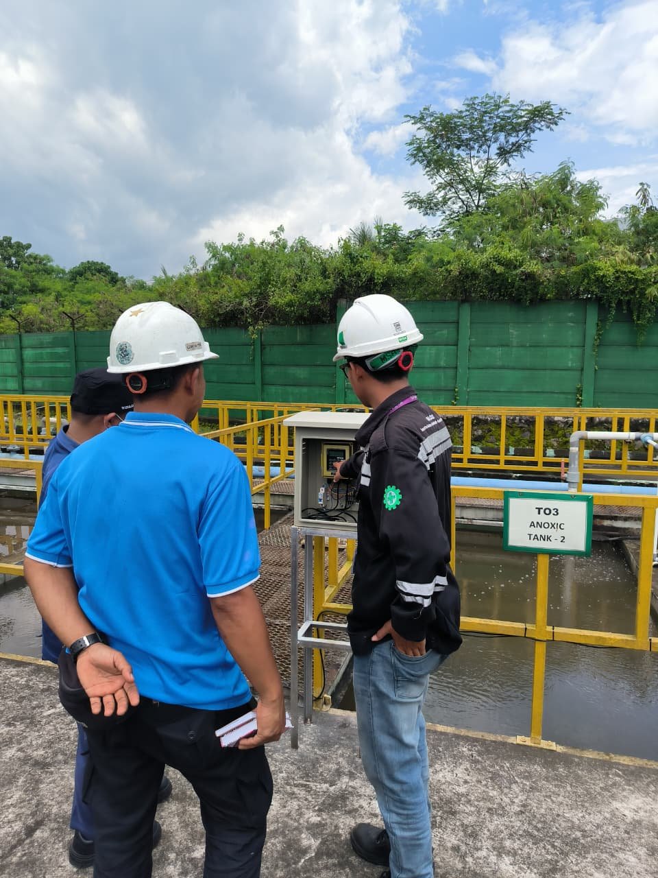 Pemasangan Ultrasonic Flow Meter di PT.SJI Temanggung